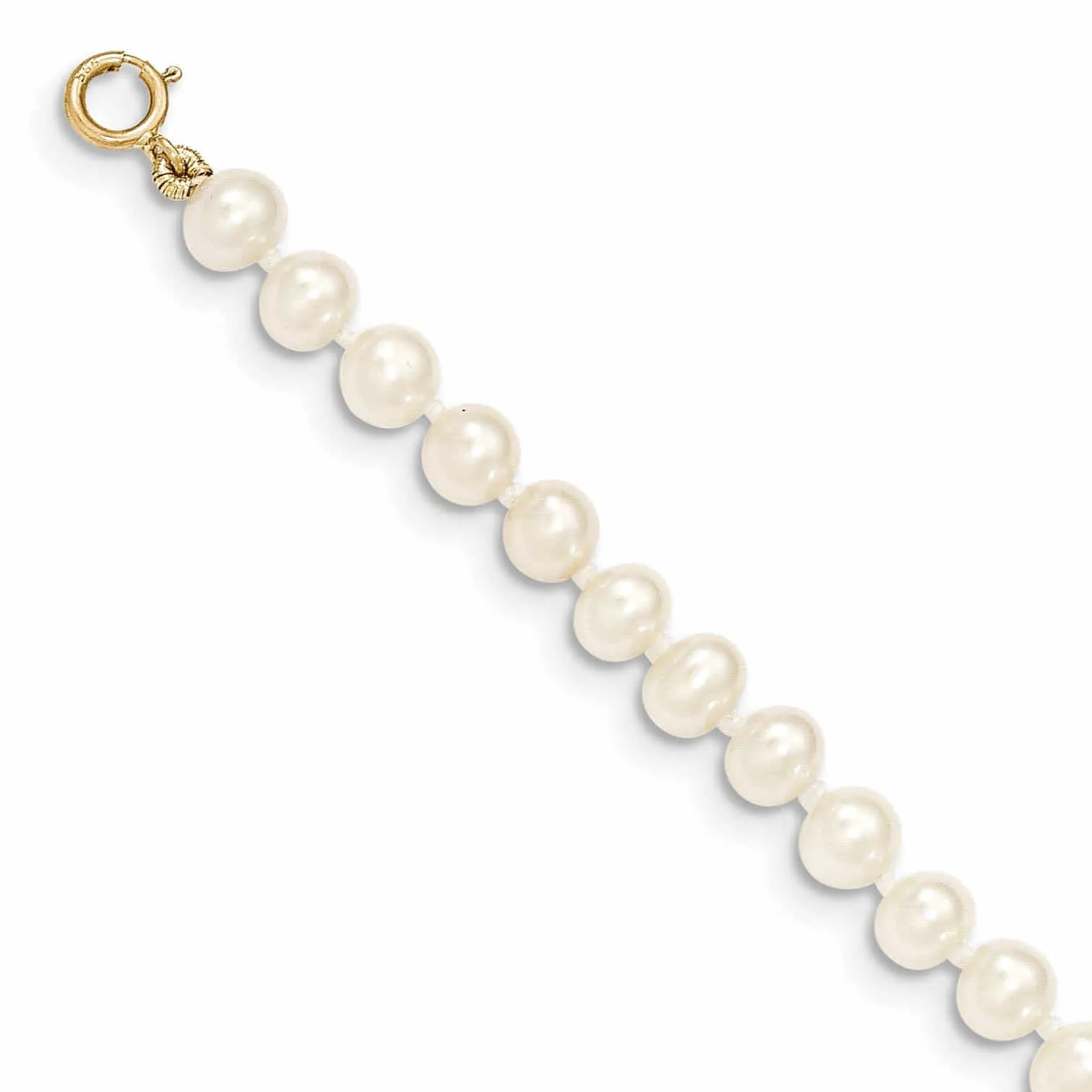 14k Pearl White Necklace