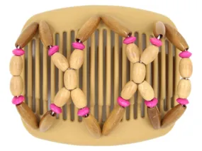 African Butterfly Hair Comb - Beada Blonde 77