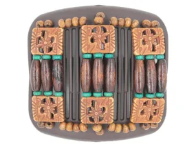 African Butterfly Hair Comb - Tripla Brown 41