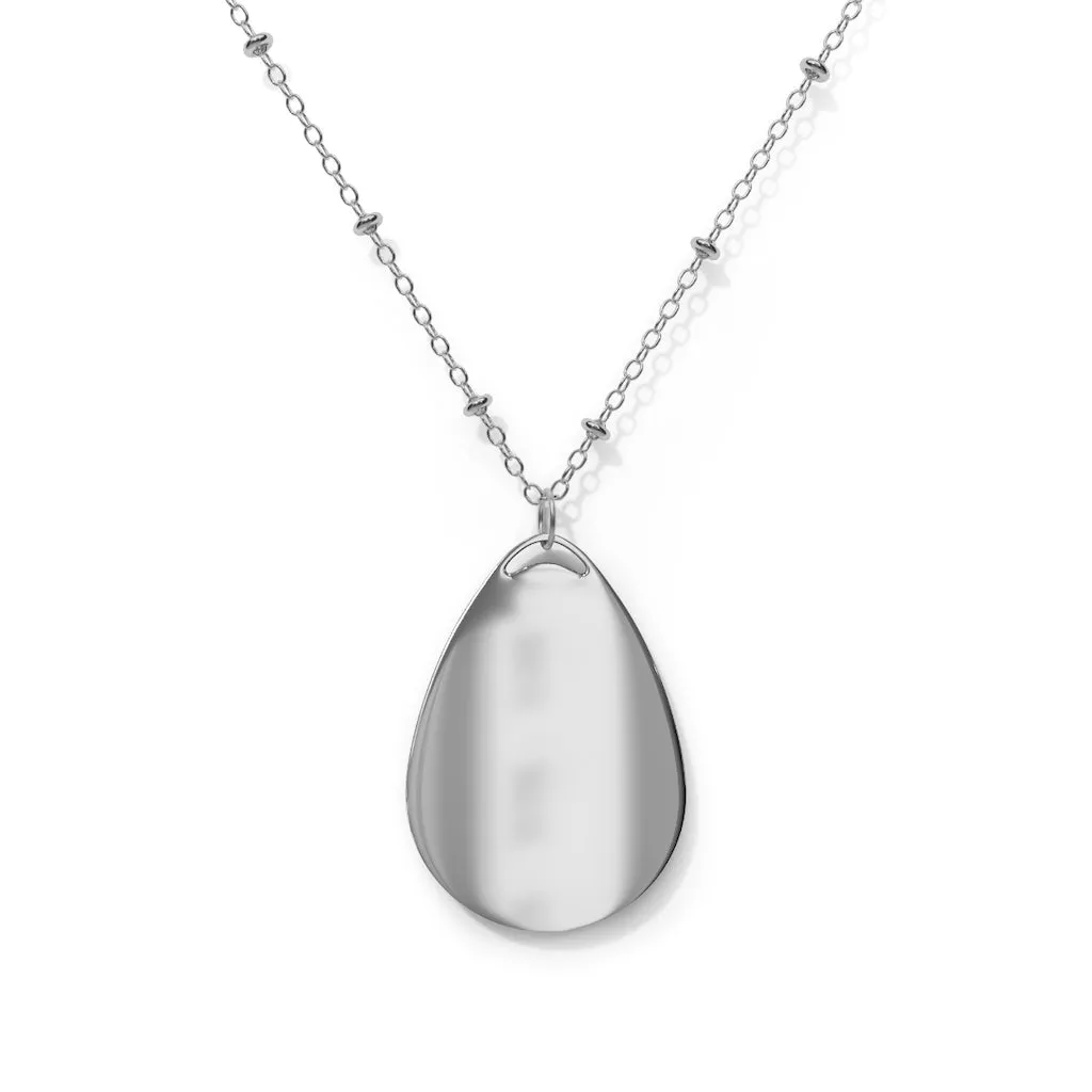 Bone Crusher Axe Oval Necklace