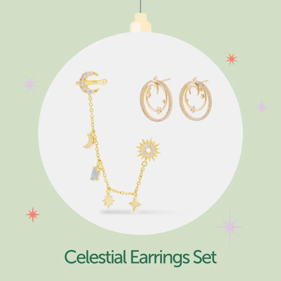 Celestial Earrings Set