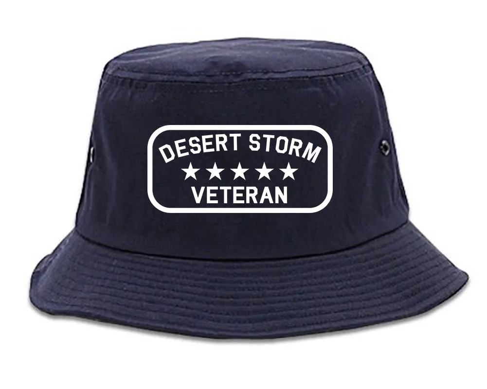 Desert Storm Veteran Mens Bucket Hat