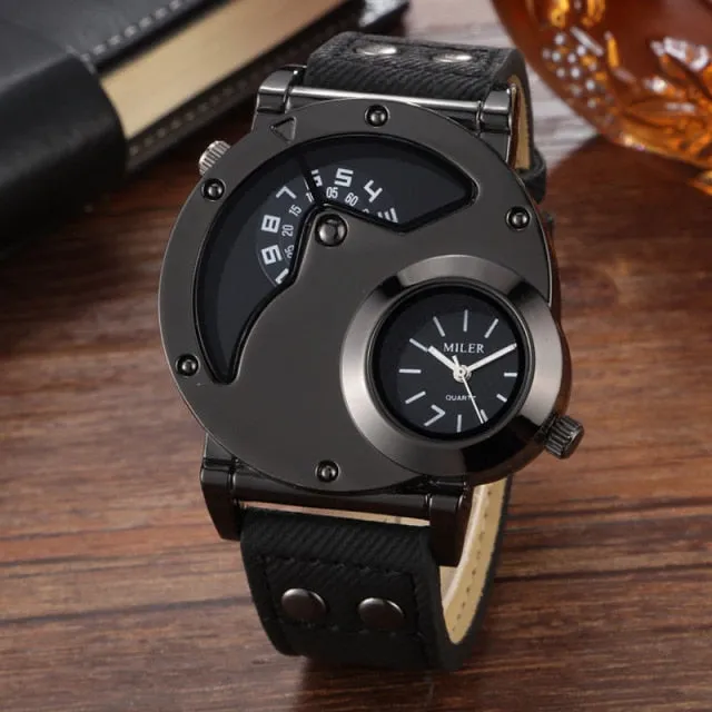 Men's Denim or Leather Watch