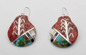 Mosaic Growing Corn Earrings