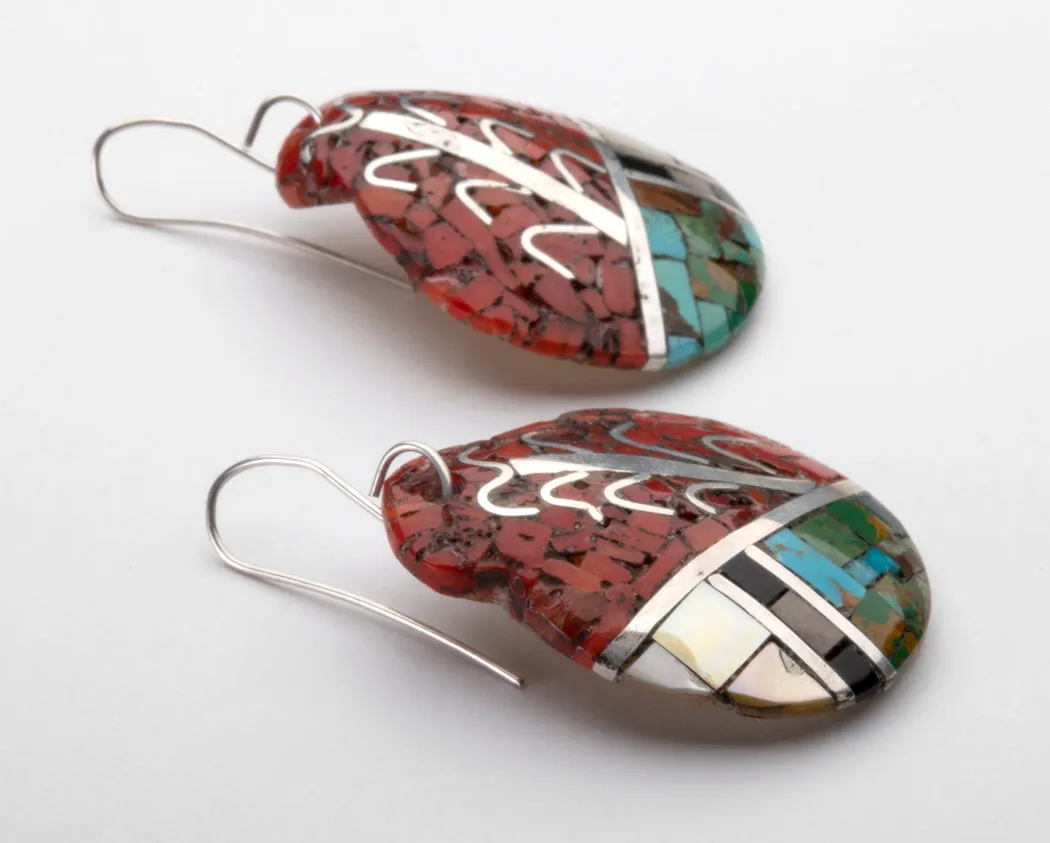 Mosaic Growing Corn Earrings