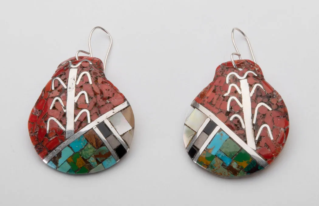 Mosaic Growing Corn Earrings