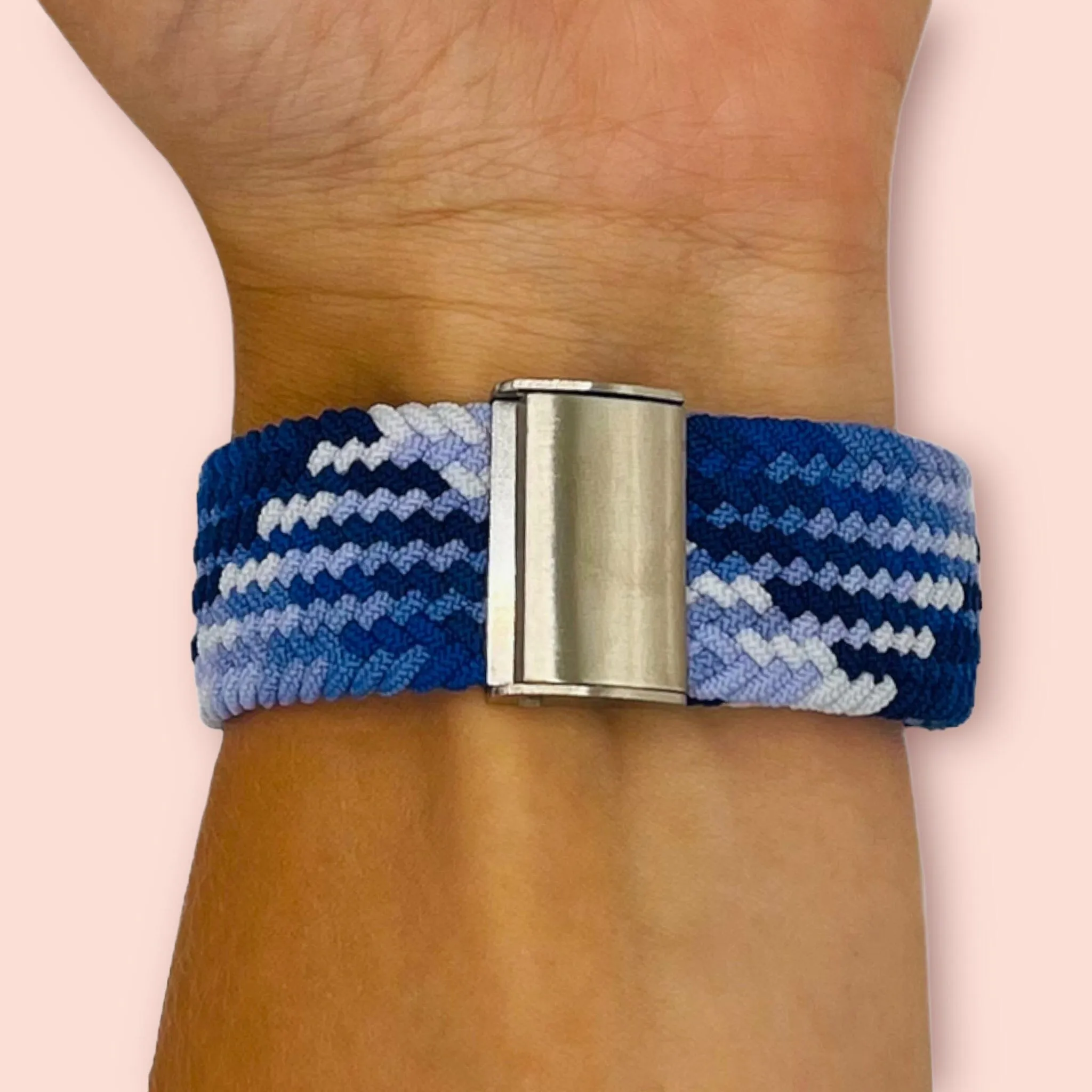 Nylon Braided Loop Watch Straps Compatible with the Oppo Watch 2 42mm