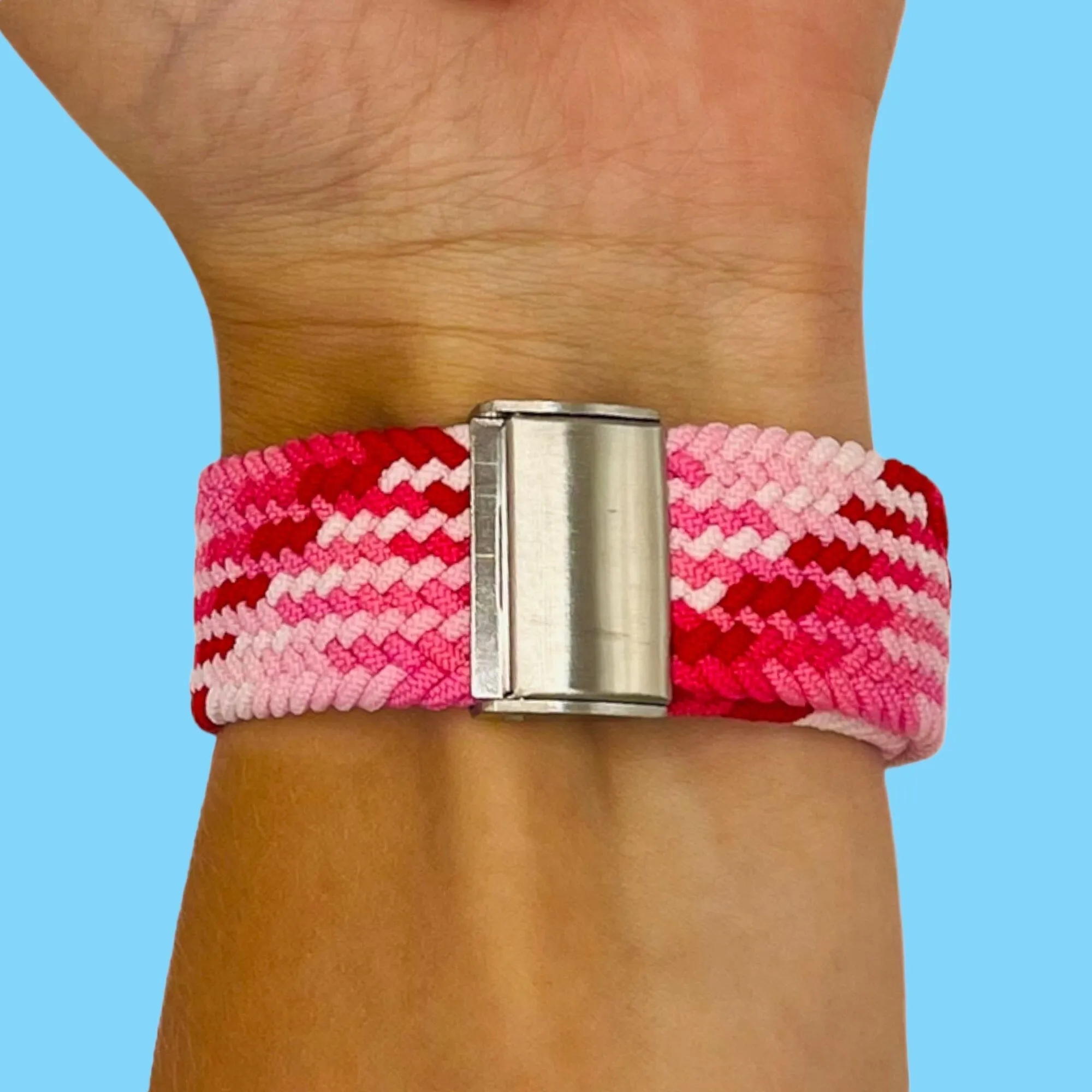 Nylon Braided Loop Watch Straps Compatible with the Oppo Watch 2 42mm