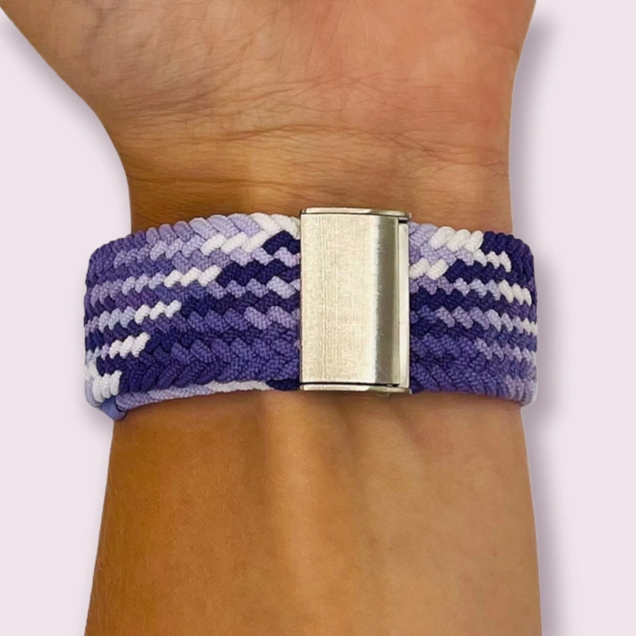 Nylon Braided Loop Watch Straps Compatible with the Oppo Watch 2 42mm