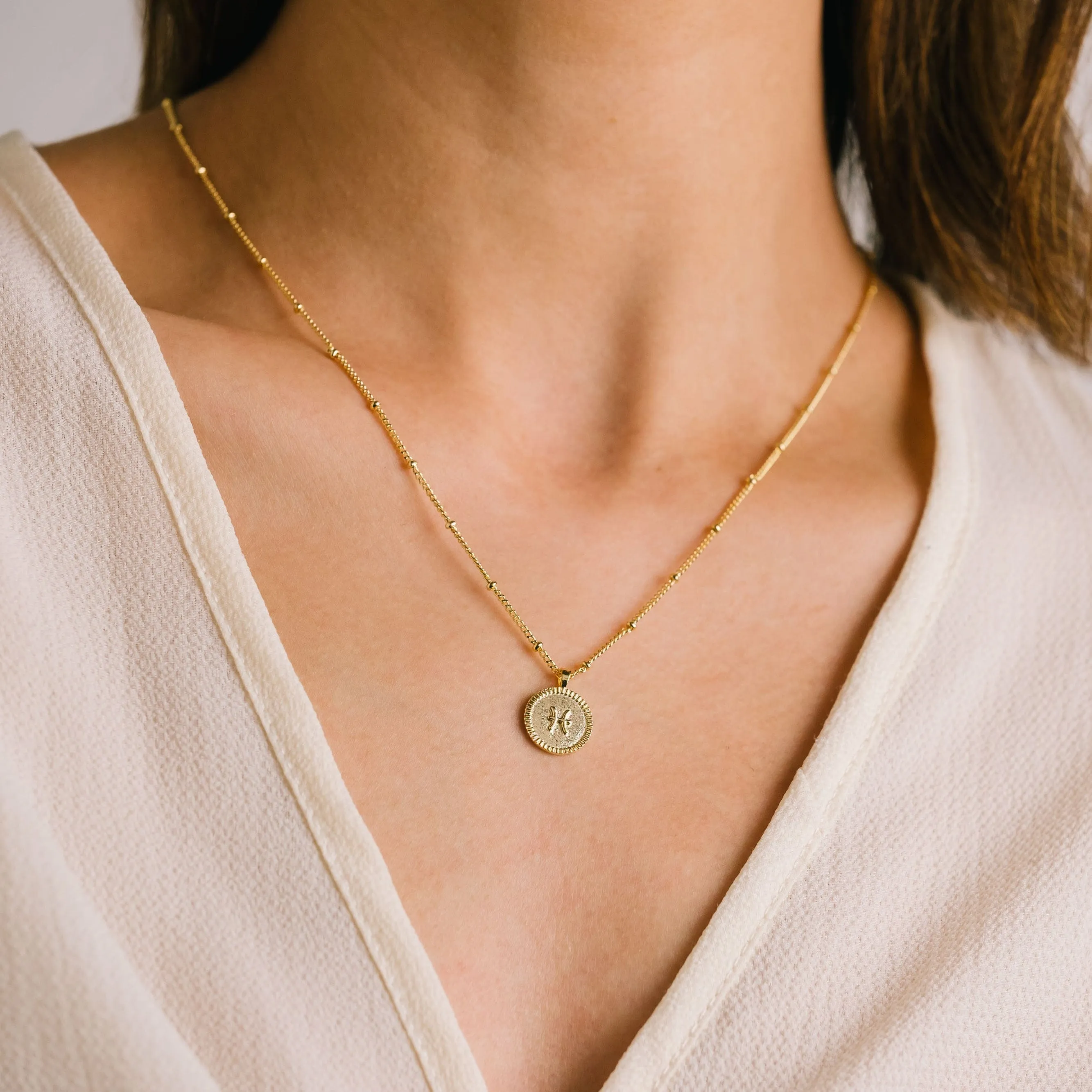 Pisces Horoscope Necklace