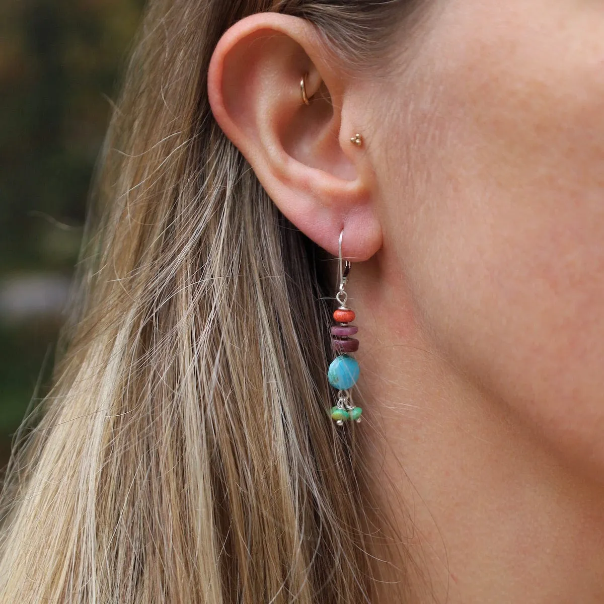 Sleeping Beauty Drop Earrings