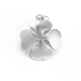 Sterling Silver Four-Leaf Clover Pendant