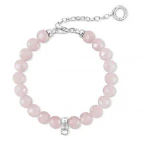Thomas Sabo Pink Sterling Silver Bracelet X0227-034-9
