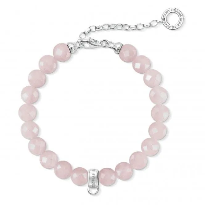 Thomas Sabo Pink Sterling Silver Bracelet X0227-034-9