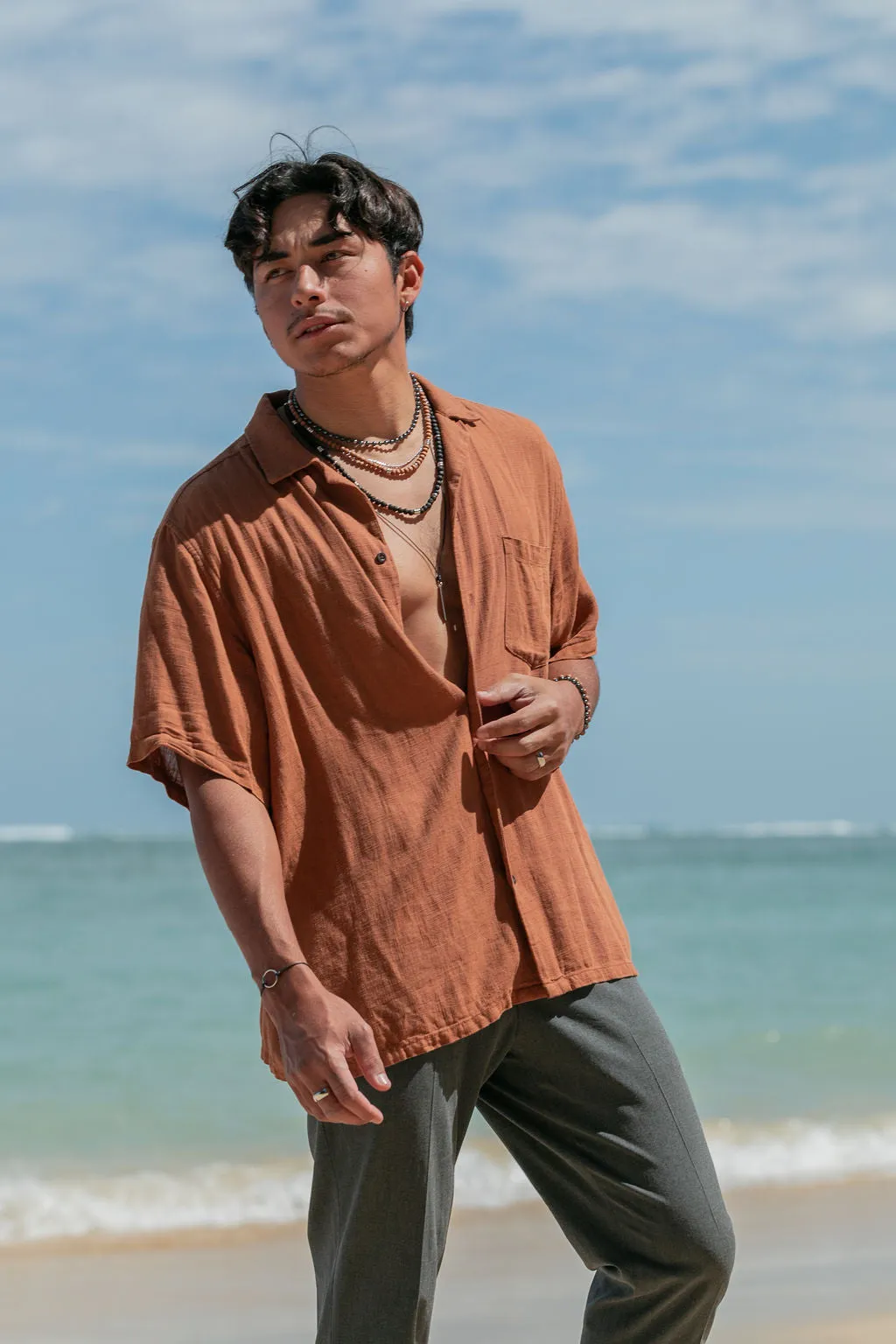 Unisex Men's Lava Necklace - Kalama