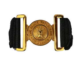 Vintage Canadian Black Watch RHR Belt Buckle Interlocking William Scully